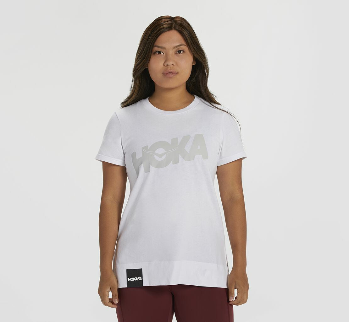 Women's Brand Tee White
