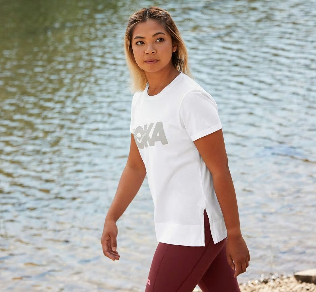 Women's Brand Tee White