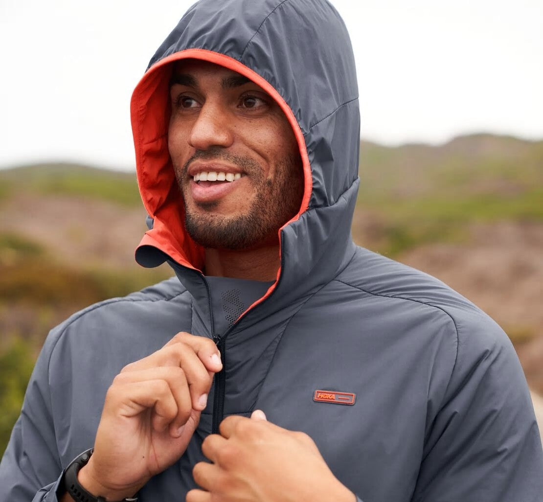 Men's Hybrid Run Jacket Ombre Blue