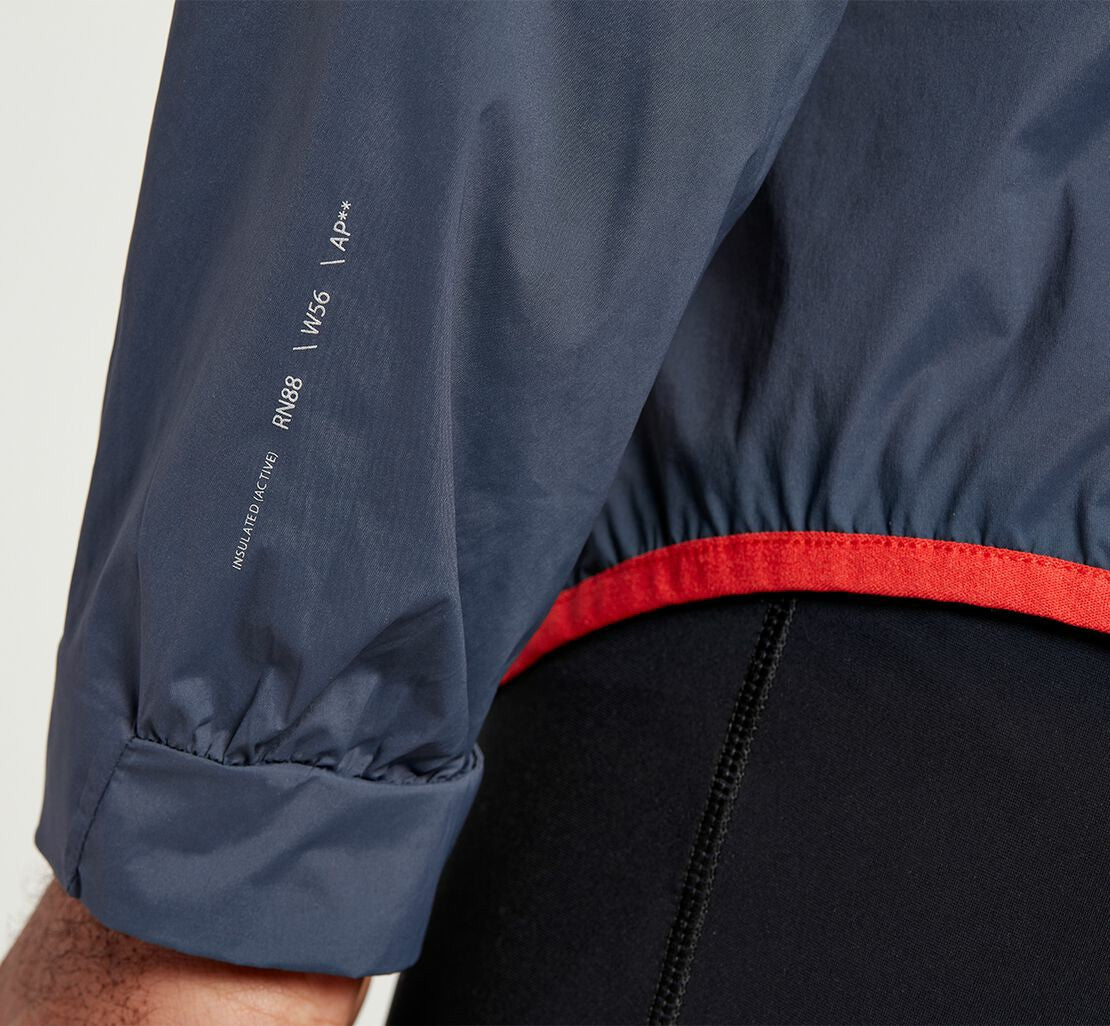 Men's Hybrid Run Jacket Ombre Blue