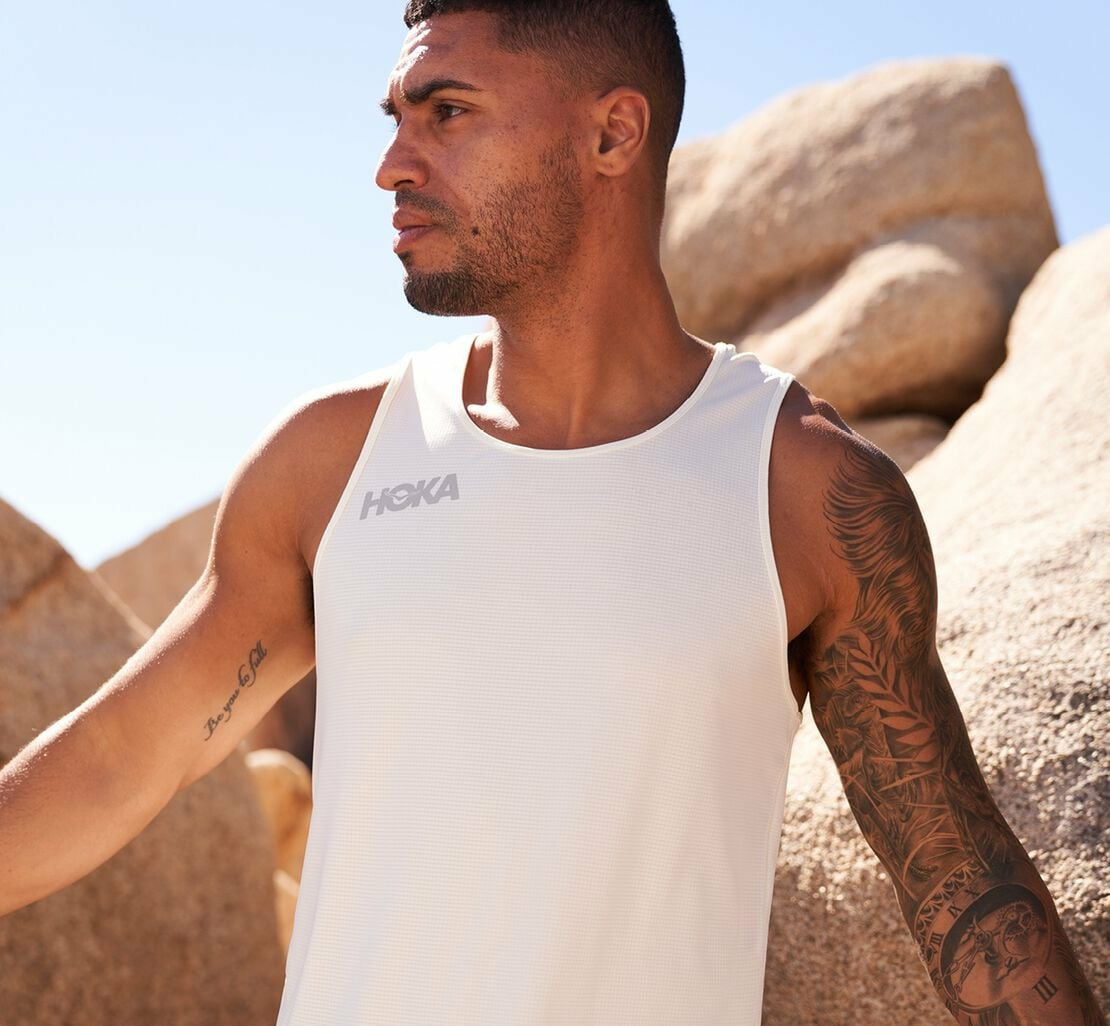 Men's Singlet White