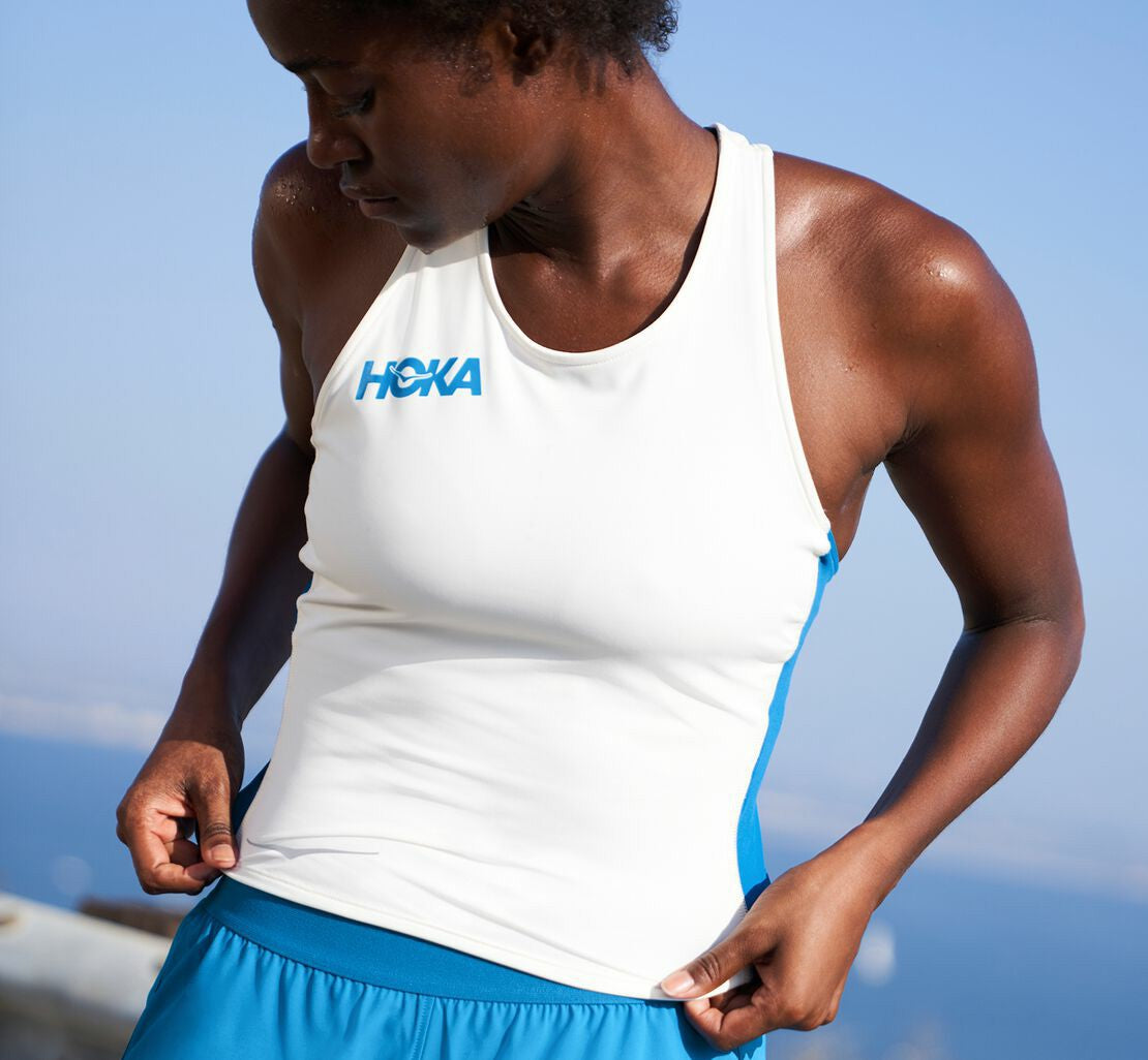 Women's Fitted Tank White