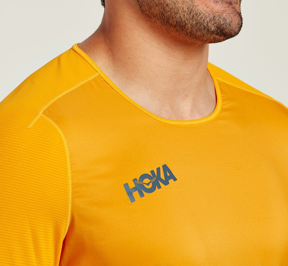 Men's Wind Shirt Saffron