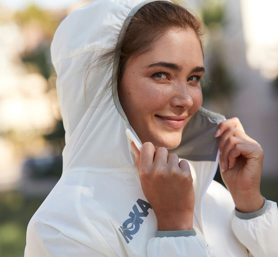 Women's Full-Zip Wind Jacket White