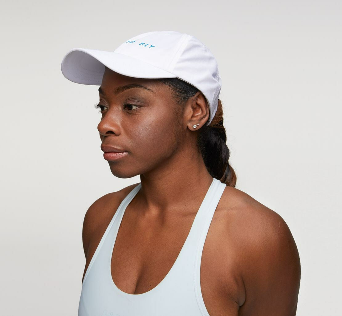 All Gender All-Day Hat White / Diva Blue