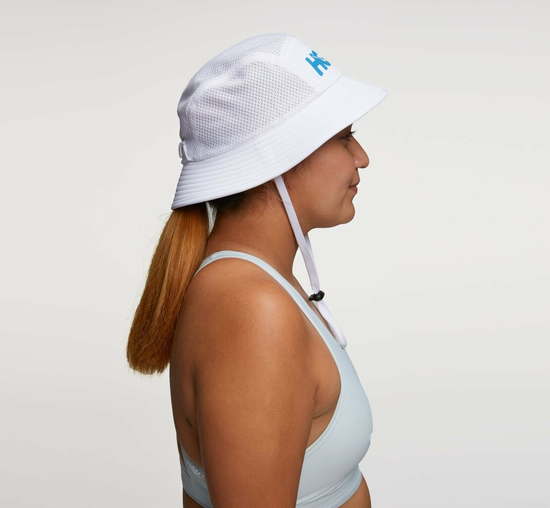 All Gender Adventure Hat White / Diva Blue