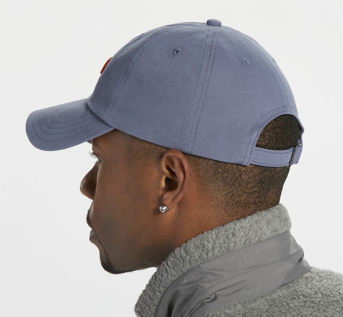 All Gender Casual Hat Blue Grey / Vermilion Orange