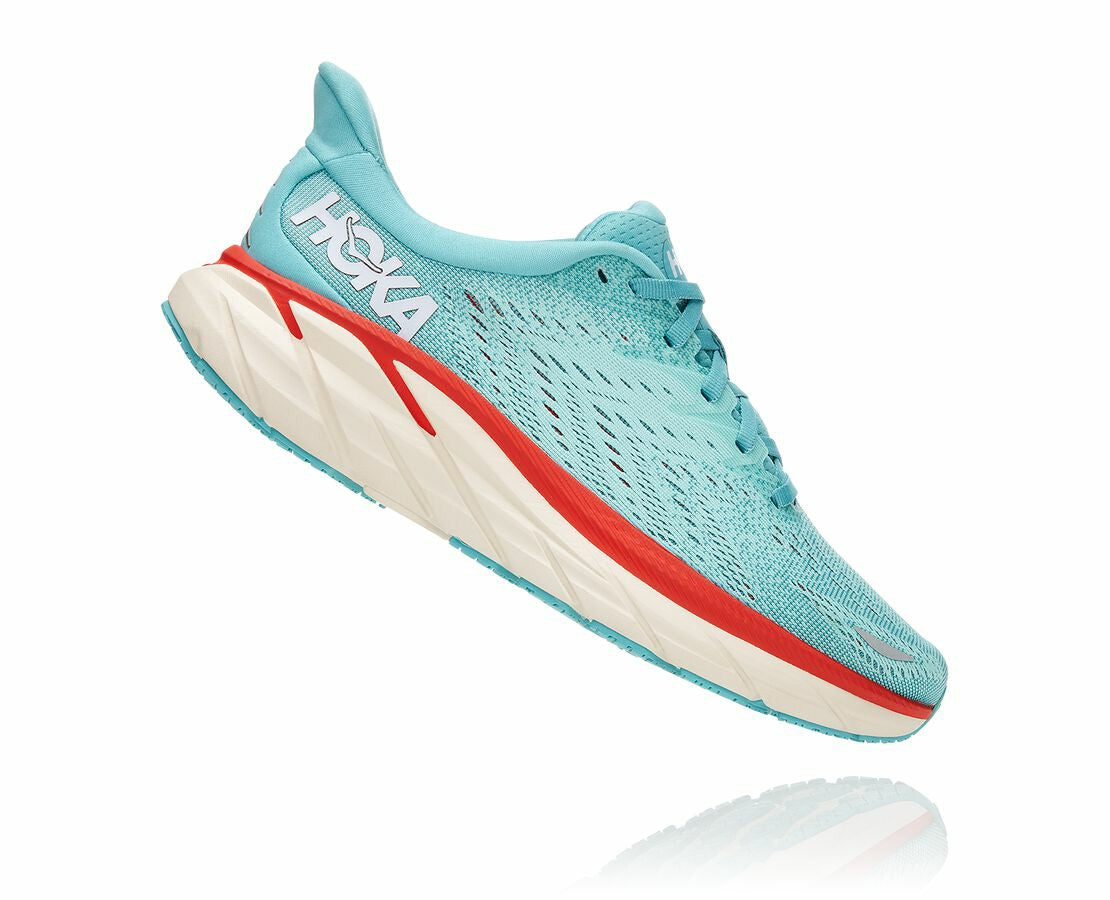 Women's Clifton 8 Aquarelle / Eggshell Blue