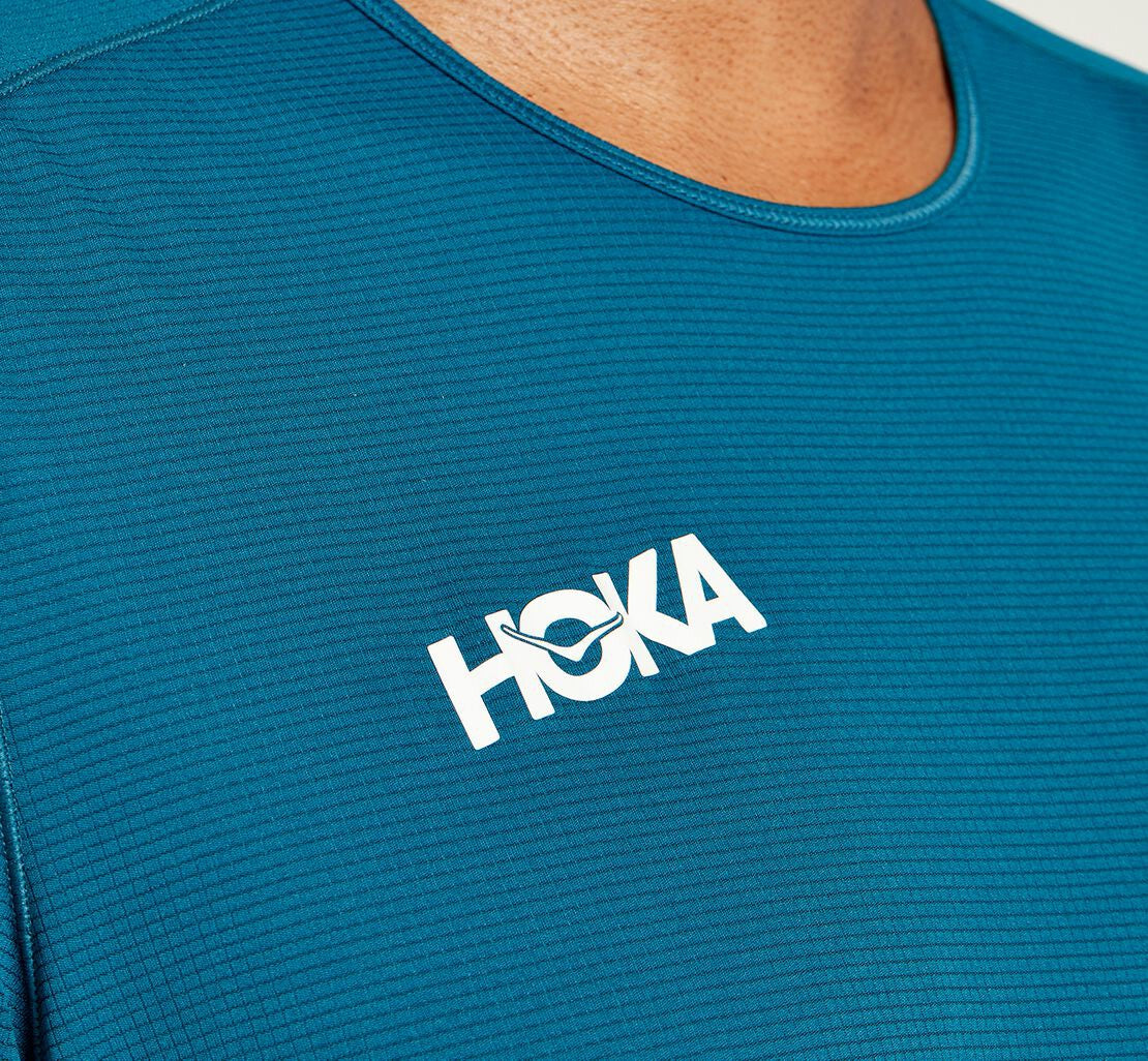 Men's Performance Short Sleeve Moroccan Blue