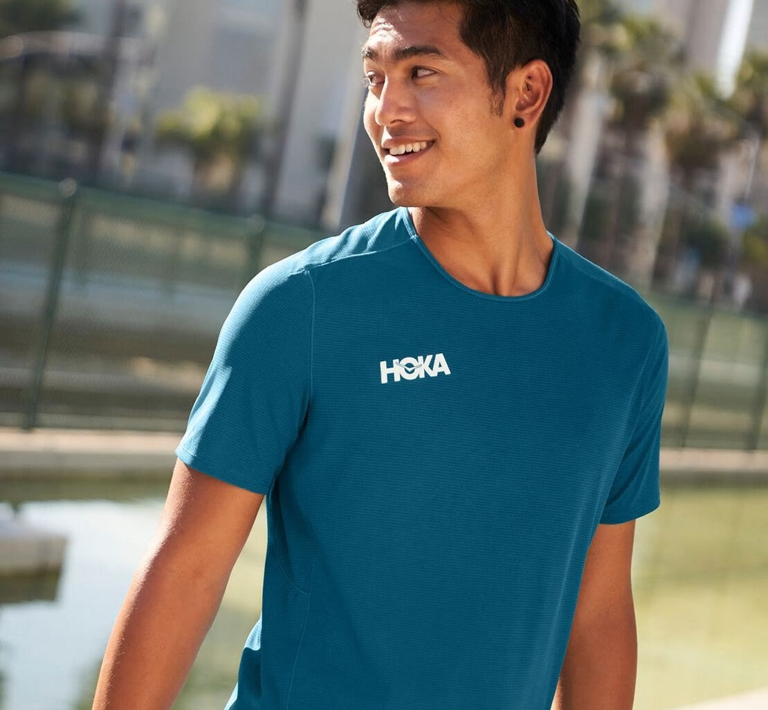 Men's Performance Short Sleeve Moroccan Blue