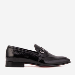 The Blackwell Black Patent Bit Loafer Shoe Universal Fit