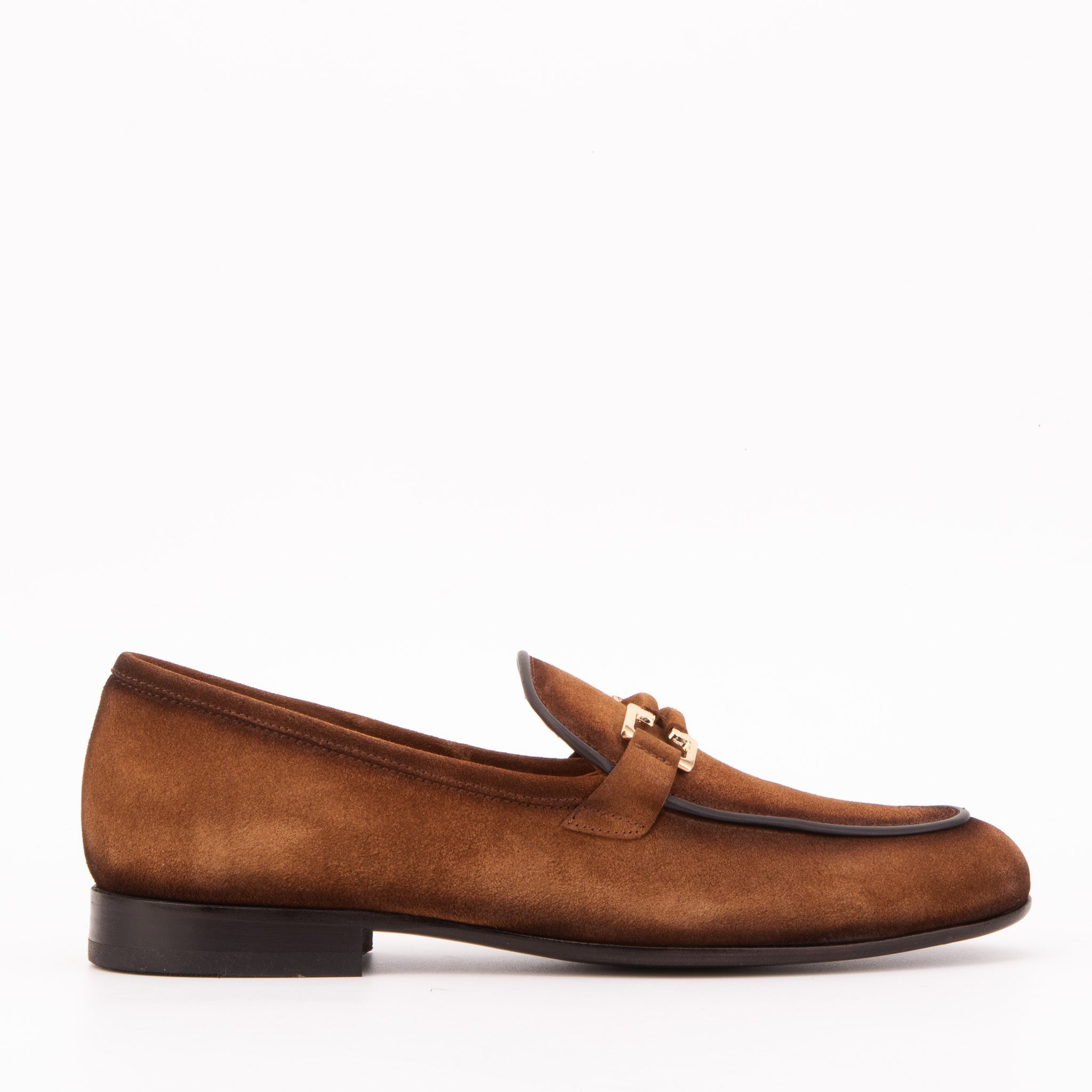 The Brooks Brown Suede Bit Loafer Shoe Fine Craftsmanship