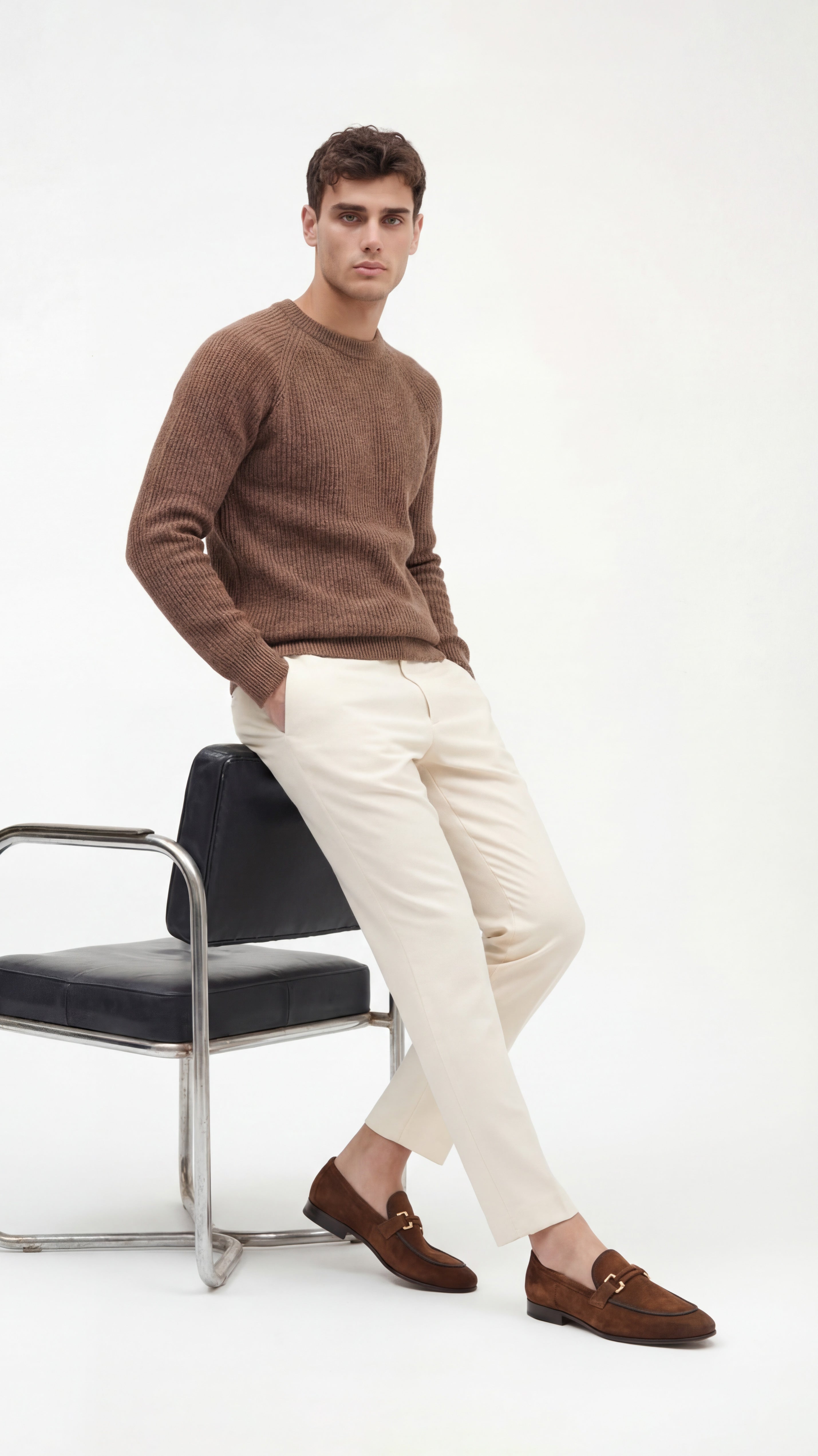 The Brooks Brown Suede Bit Loafer Shoe Fine Craftsmanship