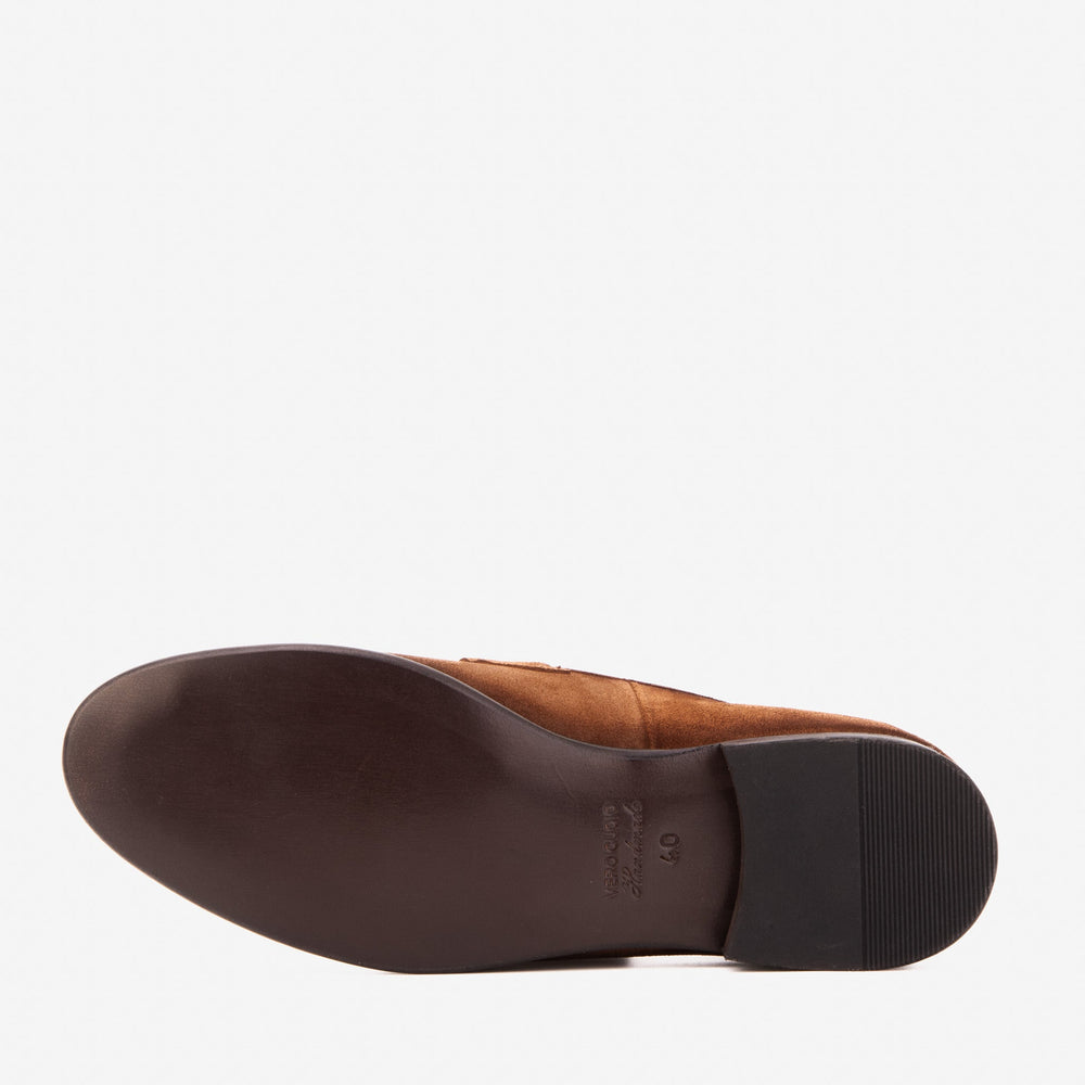 The Brooks Brown Suede Bit Loafer Shoe Fine Craftsmanship