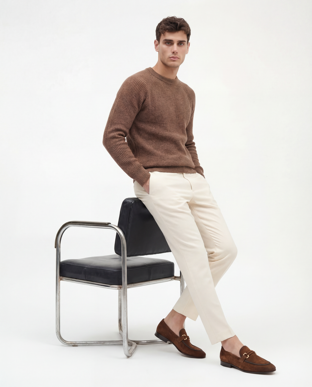 The Brooks Brown Suede Bit Loafer Shoe Fine Craftsmanship