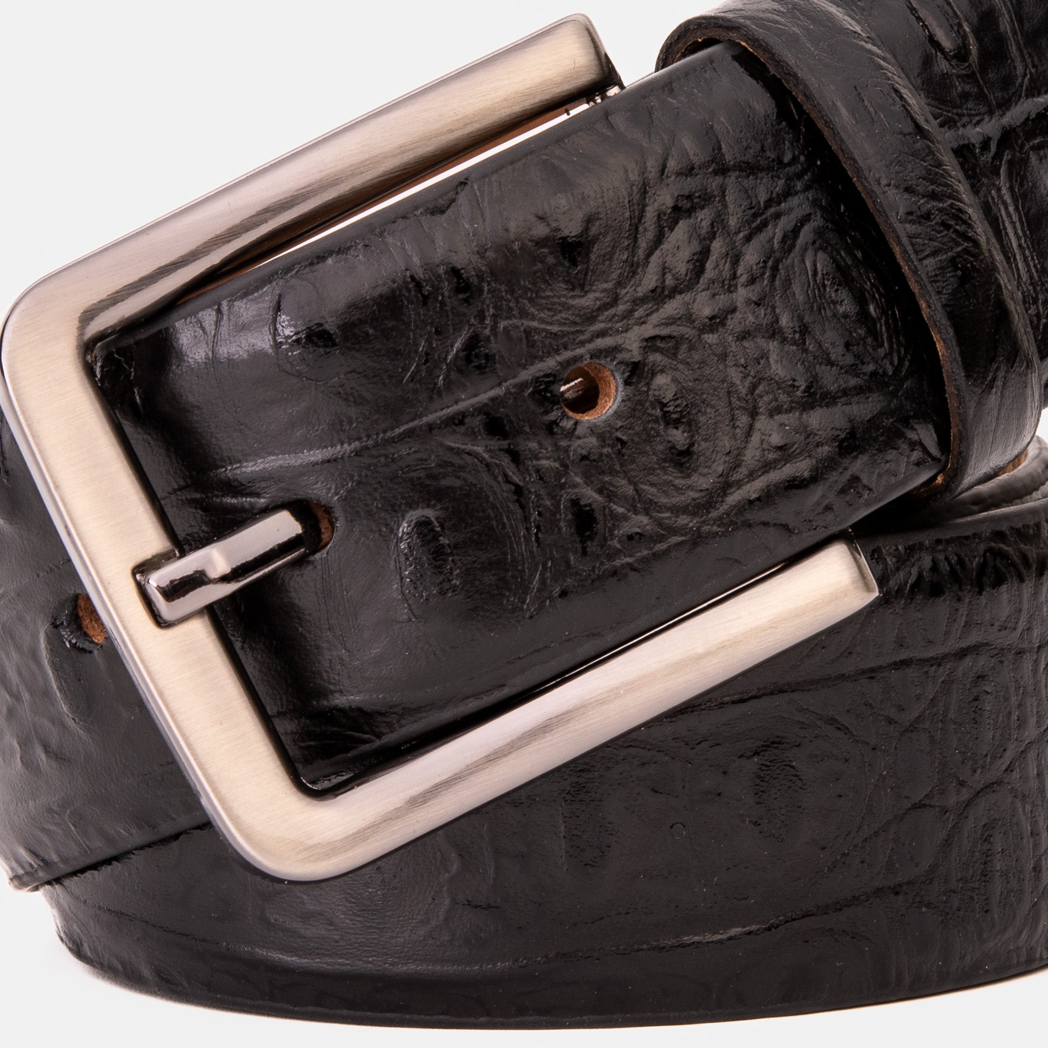 Randor Black Leather Belt For Sale