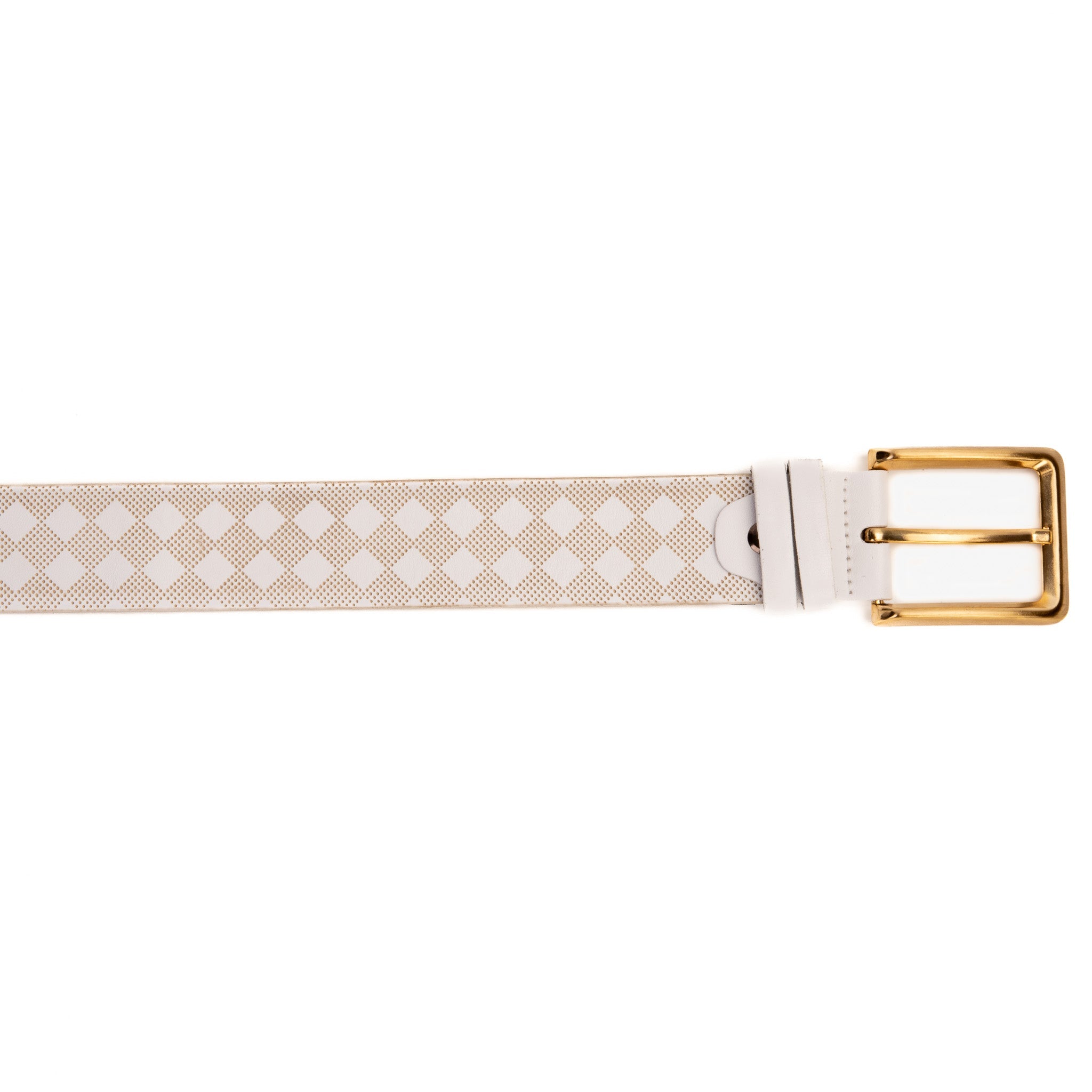 The Cenova White Calfskin Belt Fine Craftsmanship