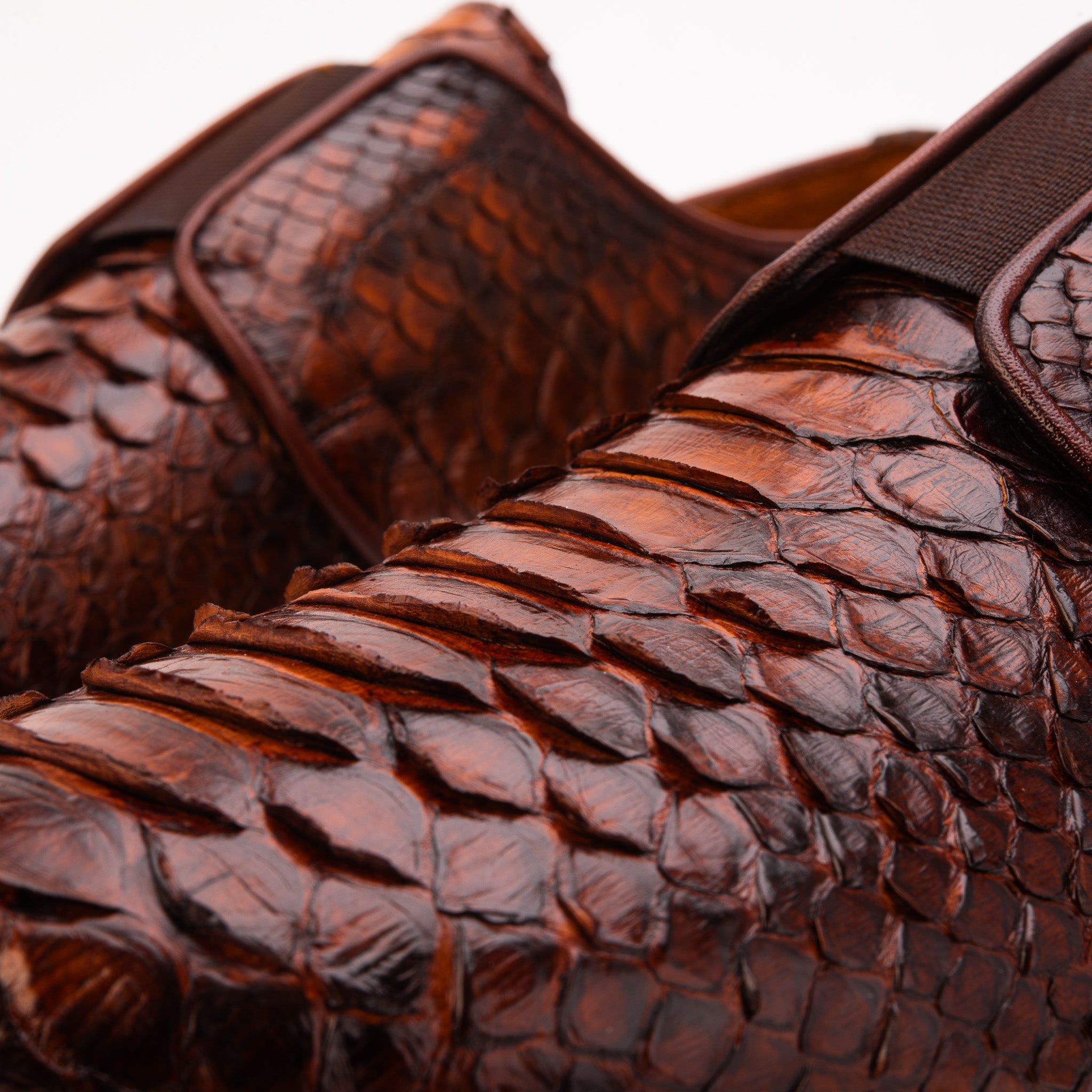 The Obsidian Tan  Python Leather Sneaker All New