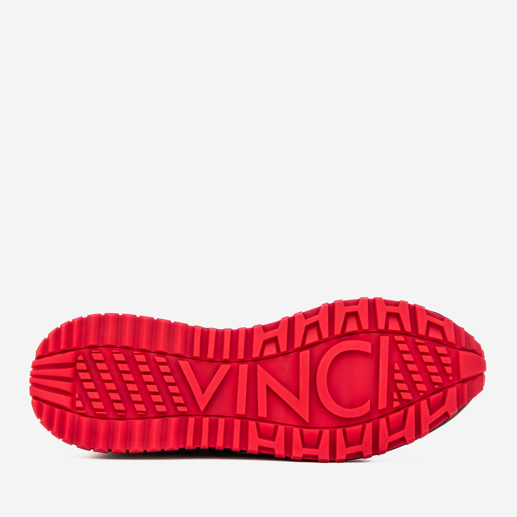 The Inferno Black Red Leather Sneaker Universal Fit