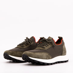 The Berlin Green Suede Leather Sneaker Exclusive Style