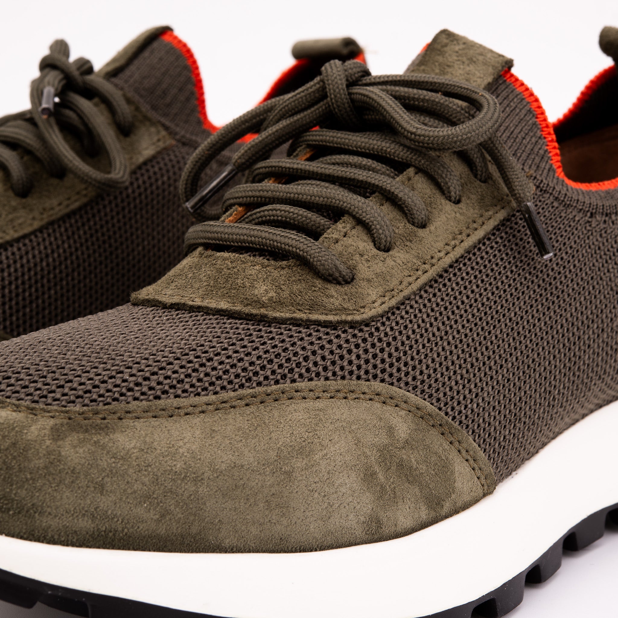 The Berlin Green Suede Leather Sneaker Exclusive Style
