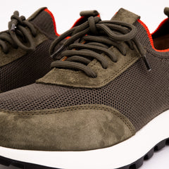 The Berlin Green Suede Leather Sneaker Exclusive Style