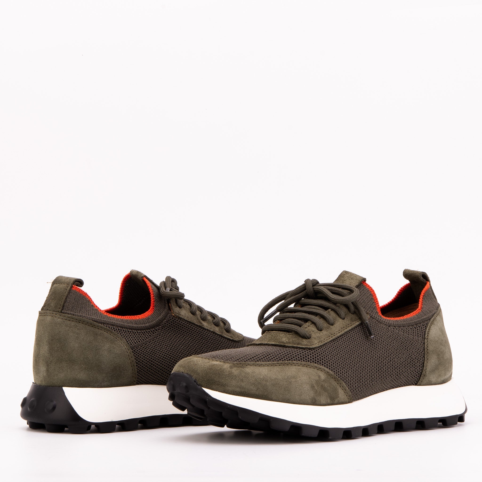 The Berlin Green Suede Leather Sneaker Exclusive Style