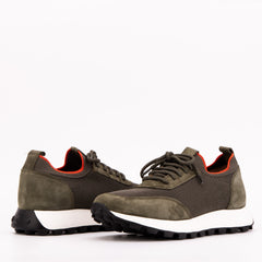 The Berlin Green Suede Leather Sneaker Exclusive Style