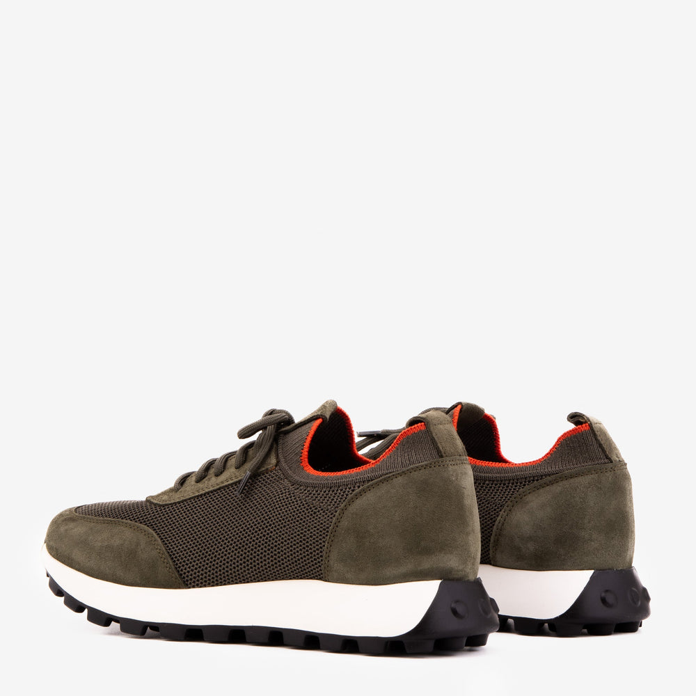 The Berlin Green Suede Leather Sneaker Exclusive Style