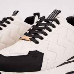 The Veneto White Leather Sneaker On Sale