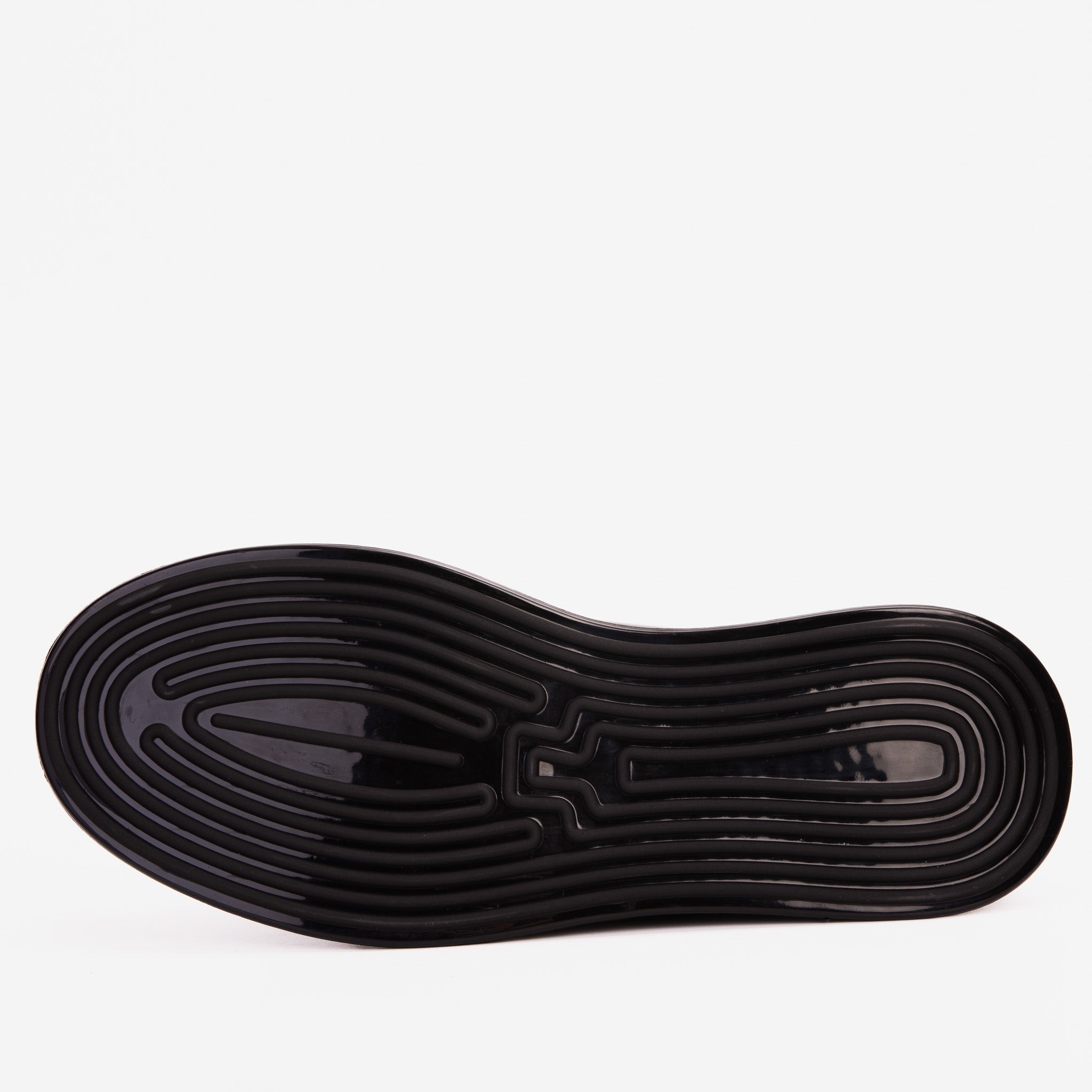 The Peklin Patent Black Leather Sneaker For Sale