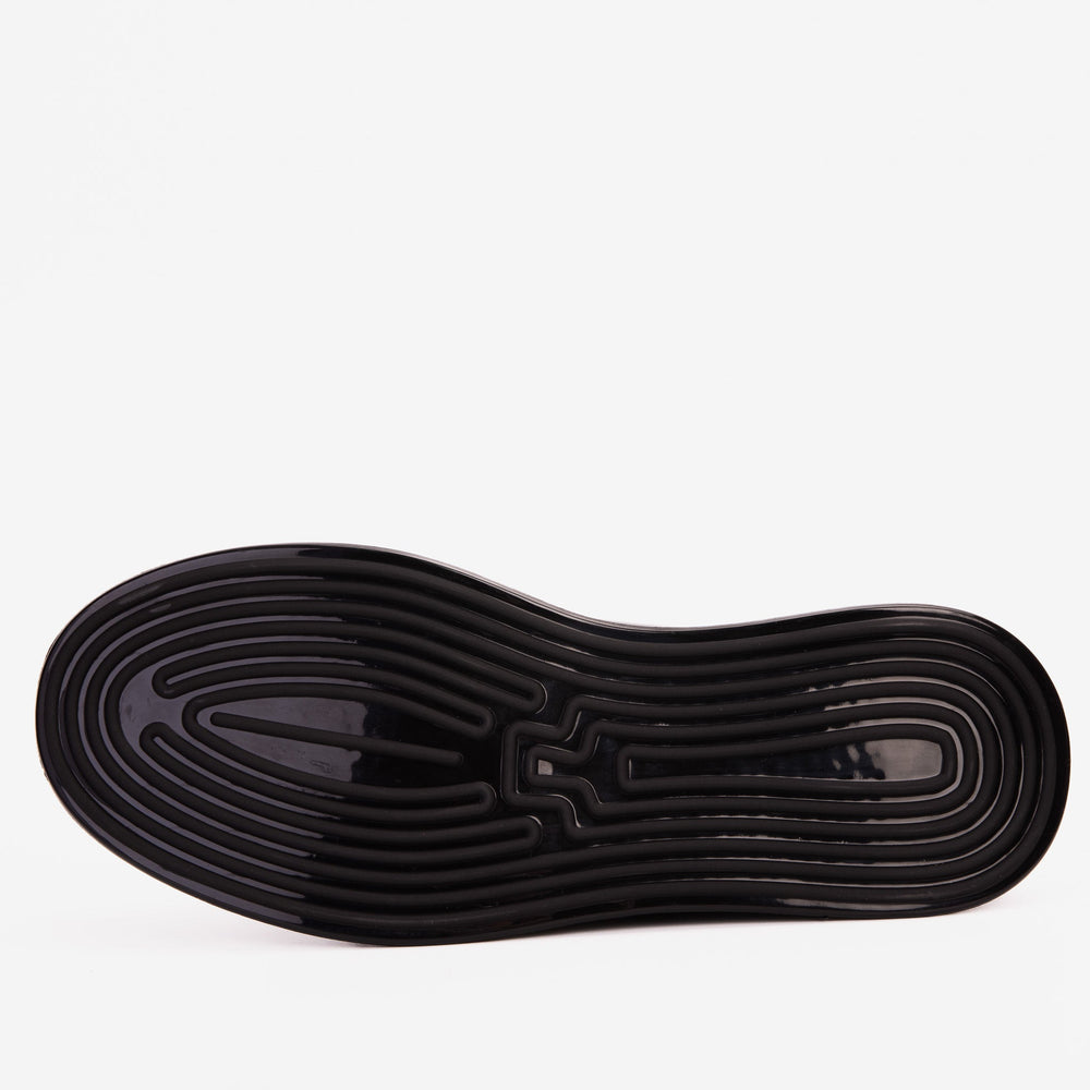 The Peklin Patent Black Leather Sneaker For Sale