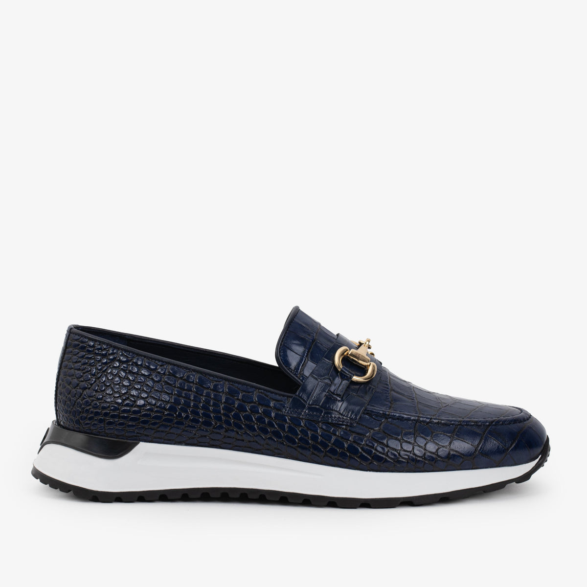 The Padova Navy Blue Leather Sneaker All New