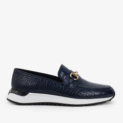 The Padova Navy Blue Leather Sneaker All New