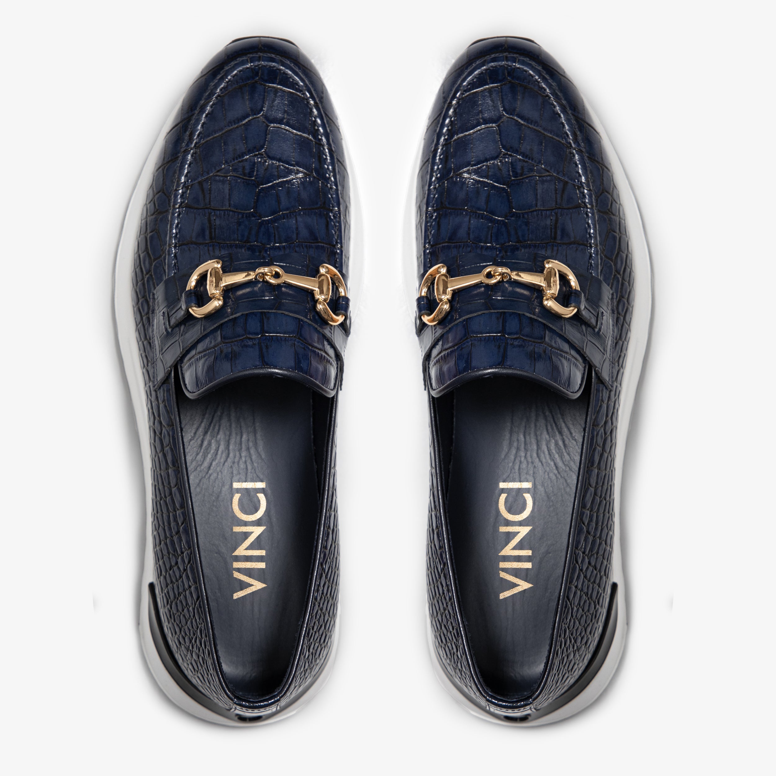 The Padova Navy Blue Leather Sneaker All New