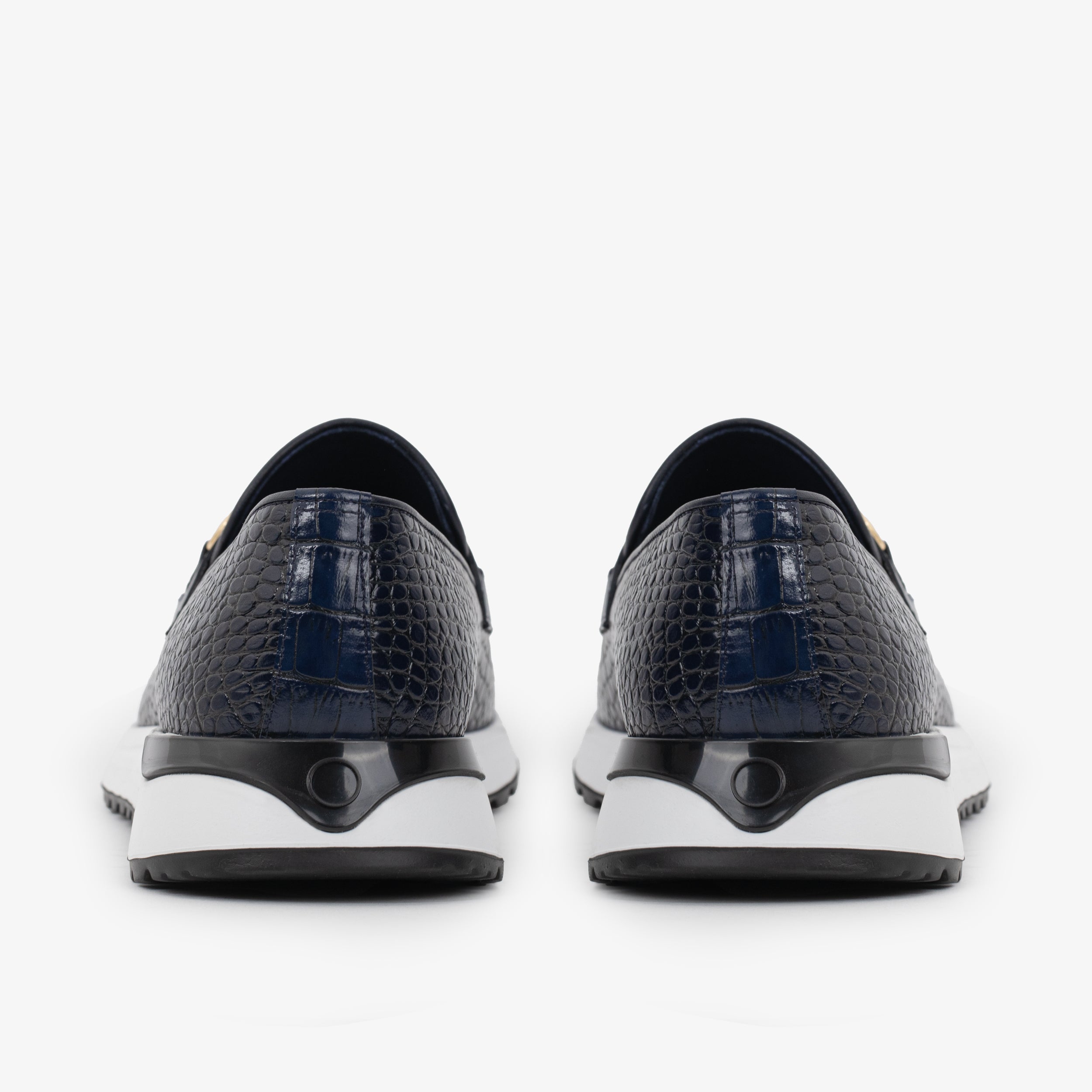 The Padova Navy Blue Leather Sneaker All New