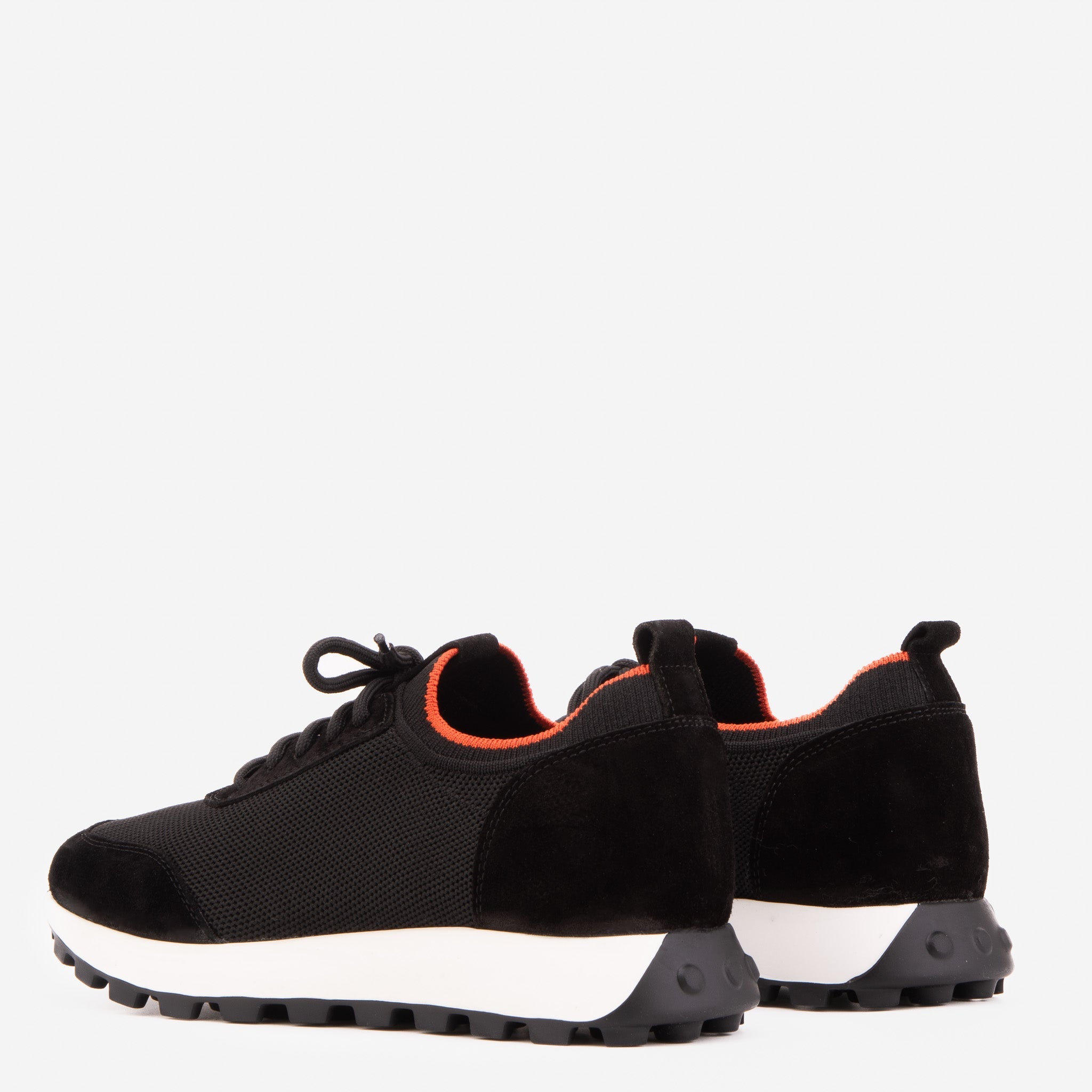 The Berlin Black Suede Leather Sneaker On Sale