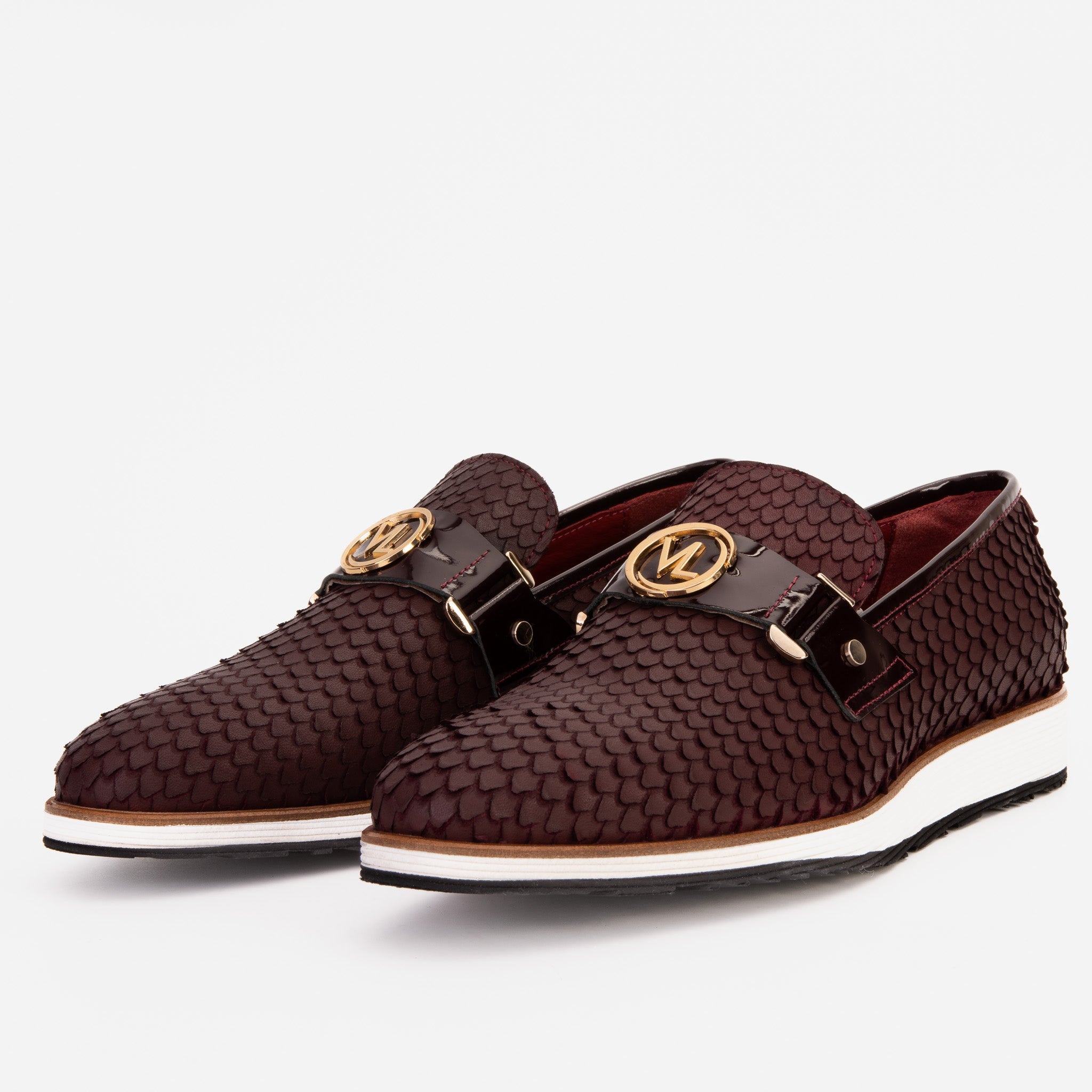 The Legacy Burgundy Leather Casual Loafer Shoe All New