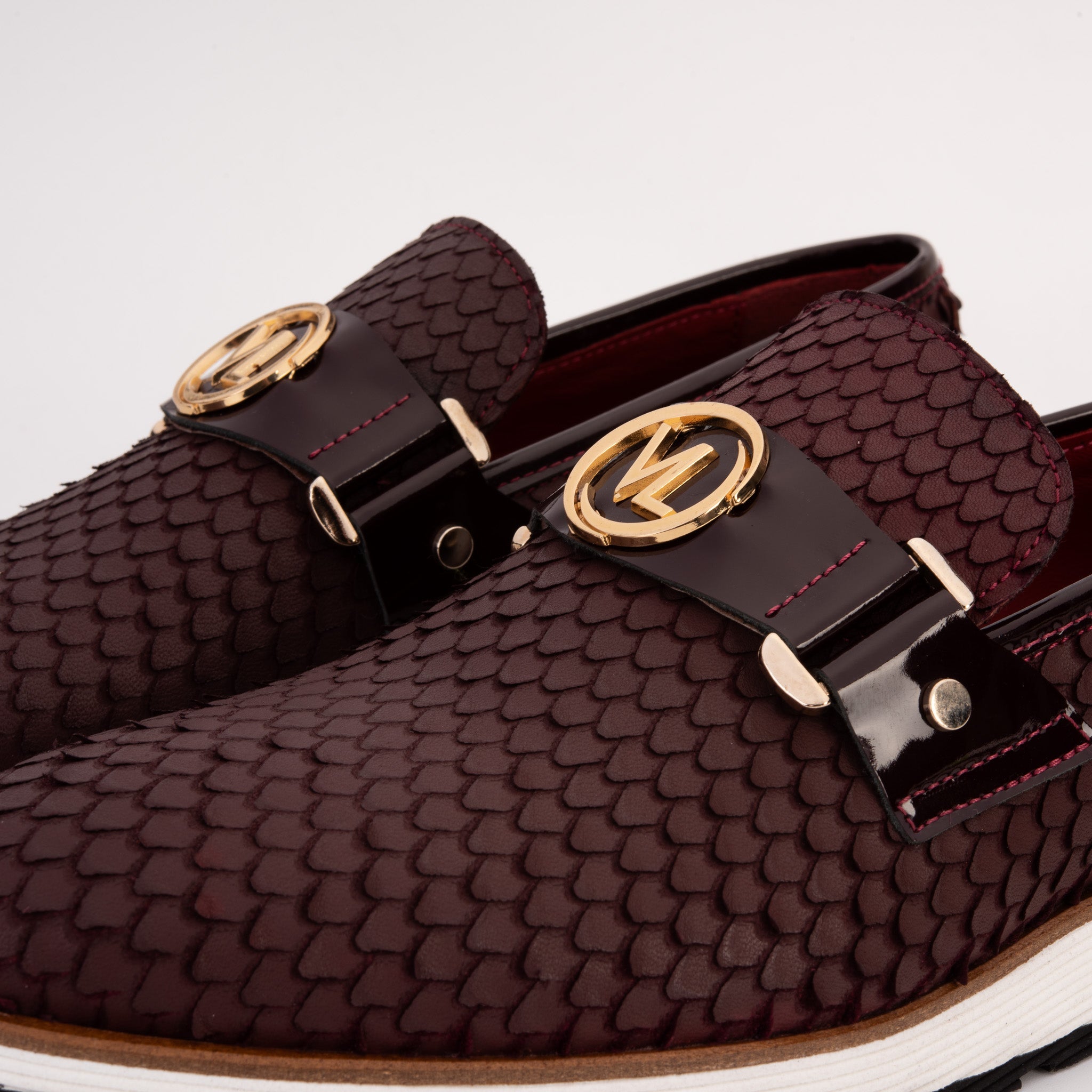 The Legacy Burgundy Leather Casual Loafer Shoe All New