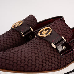 The Legacy Burgundy Leather Casual Loafer Shoe All New
