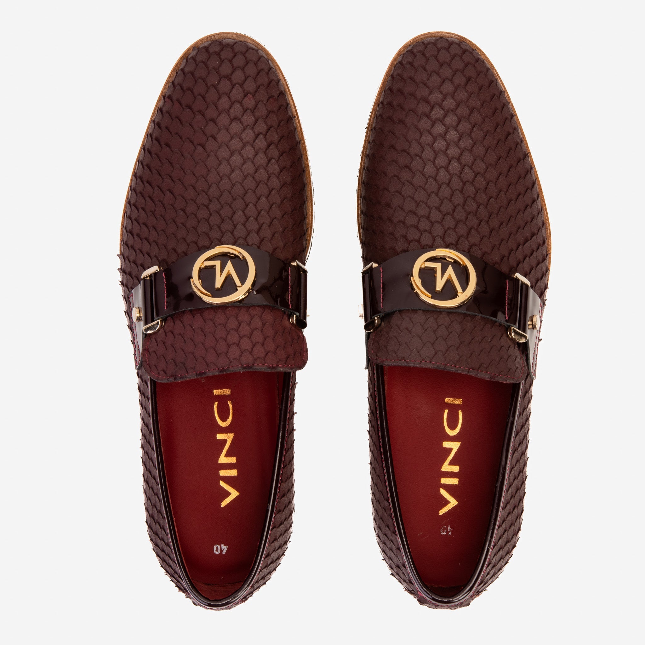 The Legacy Burgundy Leather Casual Loafer Shoe All New