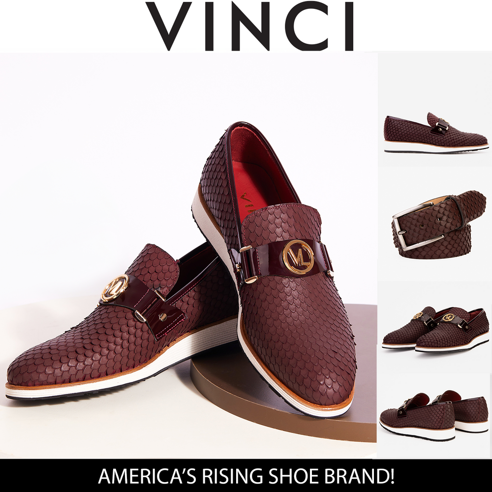 The Legacy Burgundy Leather Casual Loafer Shoe All New