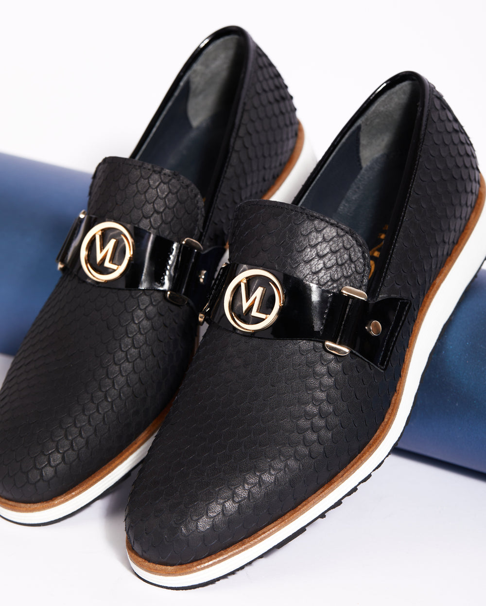The Legacy Black Leather Casual Loafer Shoe All New