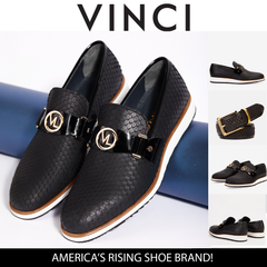 The Legacy Black Leather Casual Loafer Shoe All New