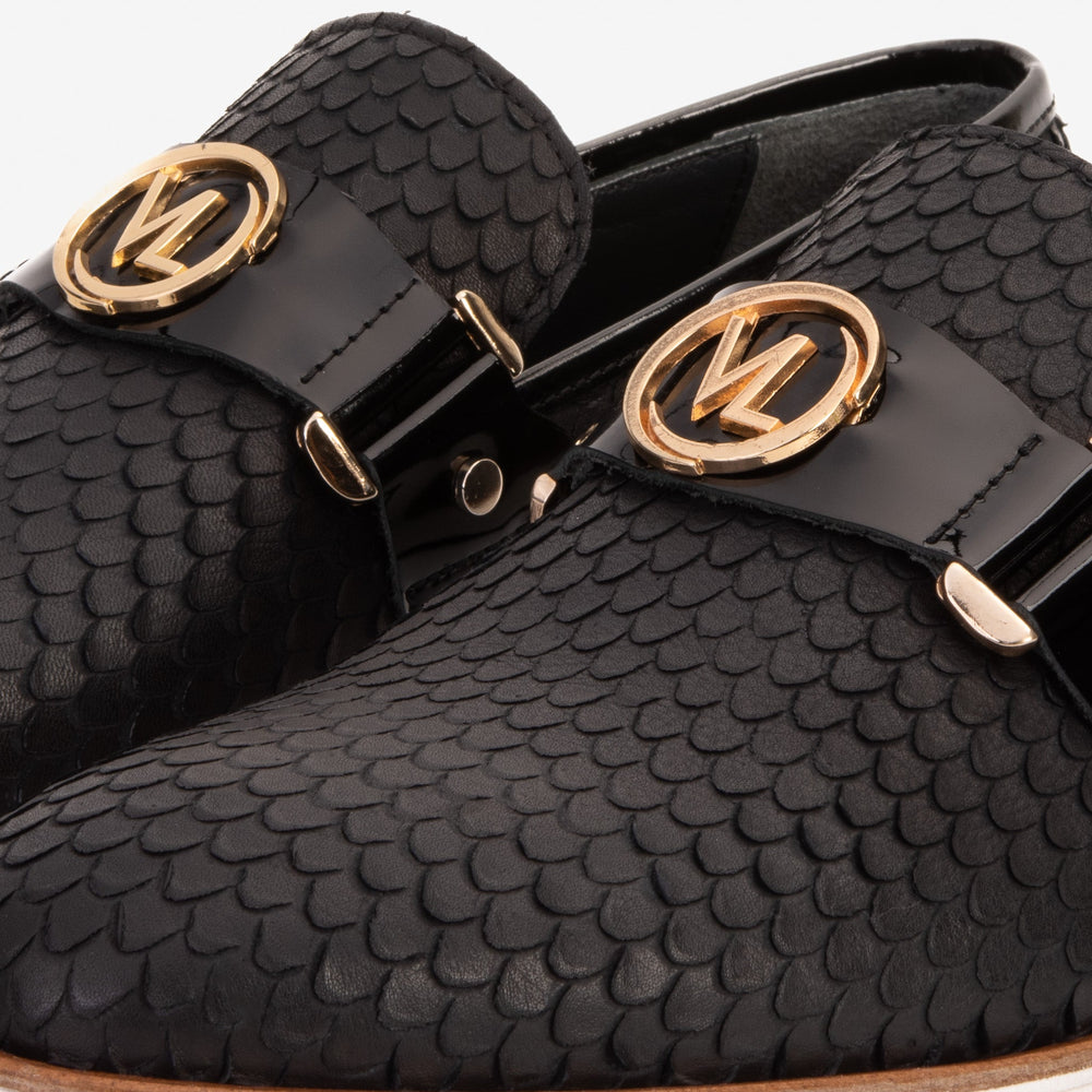 The Legacy Black Leather Casual Loafer Shoe All New