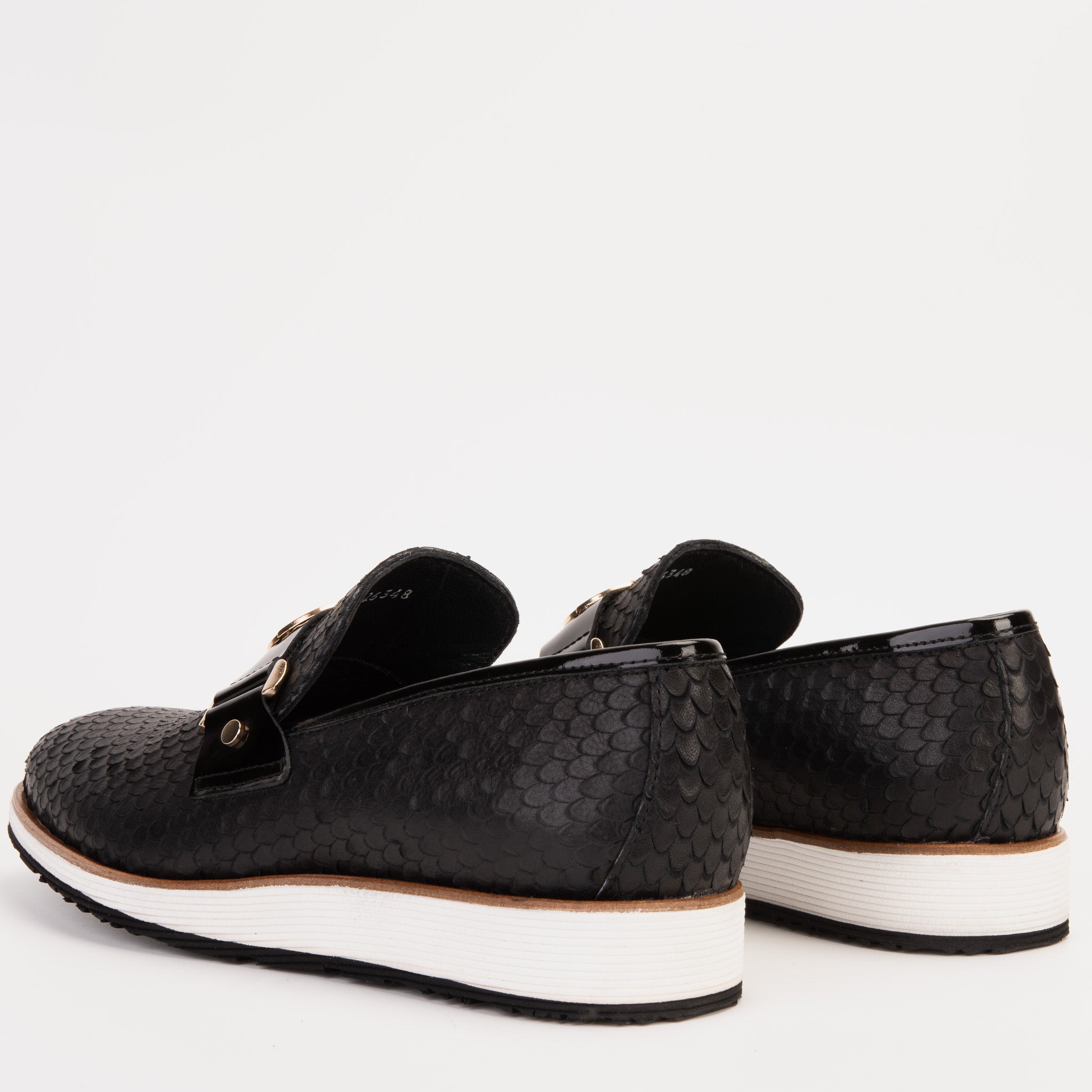The Legacy Black Leather Casual Loafer Shoe All New