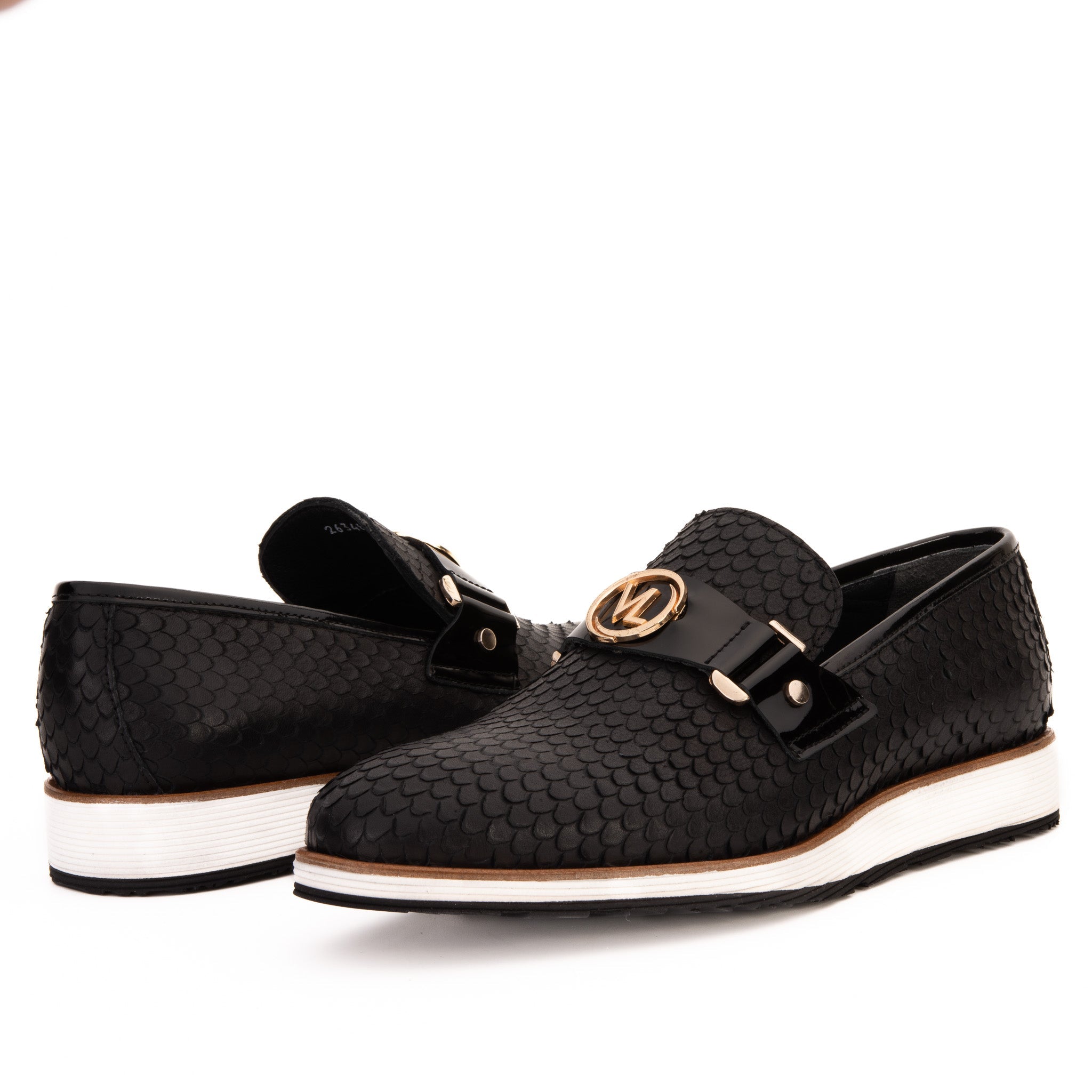 The Legacy Black Leather Casual Loafer Shoe All New