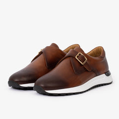 The Torino Tan Leather Sneaker Universal Fit