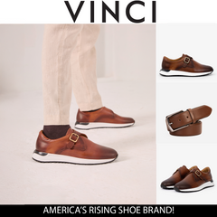 The Torino Tan Leather Sneaker Universal Fit