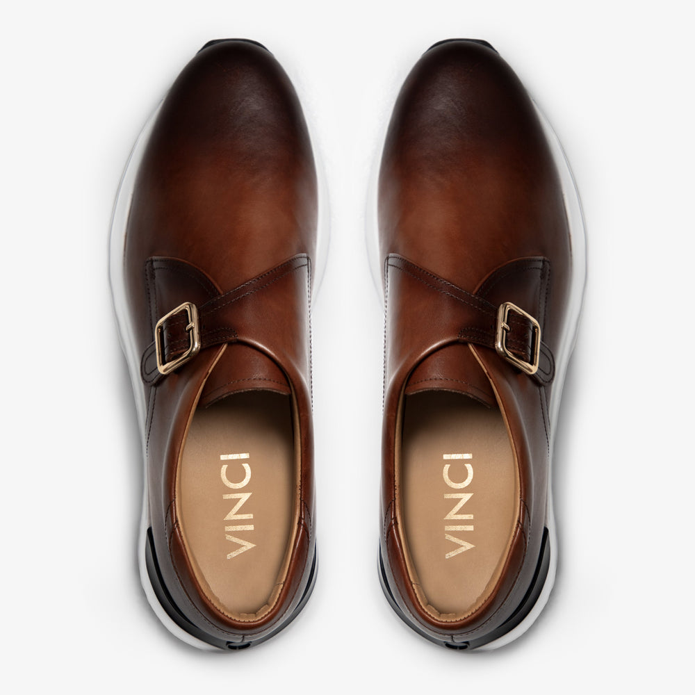 The Torino Tan Leather Sneaker Universal Fit